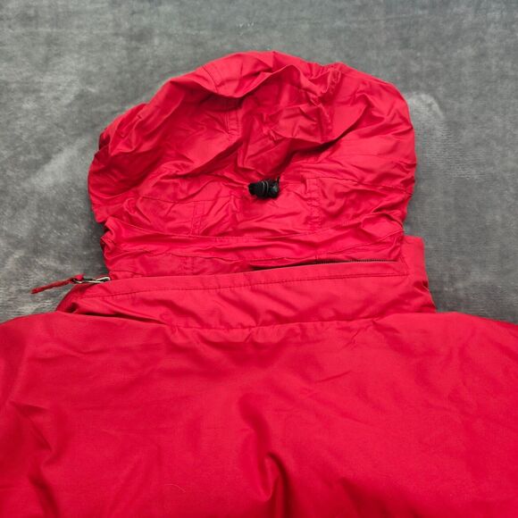 SPORTS MASTER Mens XL Red Puffer Jacket with hidden hood - Picture 6 of 12